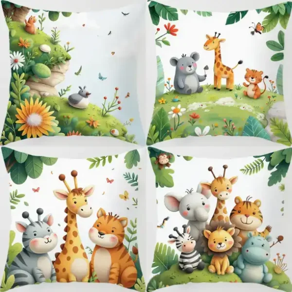 Animaux de la jungle 4 vues