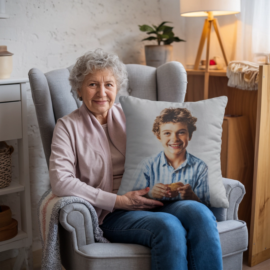 Coussin personnalisé exemple 1