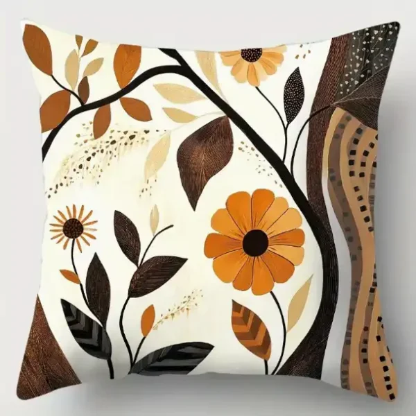 Boho Floral – Series of 4 – 45x45 cm – Bohemian and Nature - Image 5