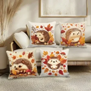 Hérissons Feuilles d'automne Canapé 1