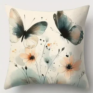 Papillons Fleurs Aquarelle #2