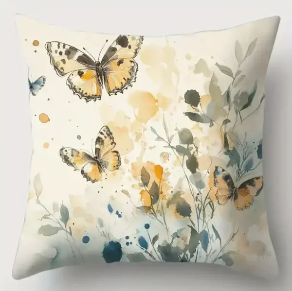 Papillons Fleurs Aquarelle #3