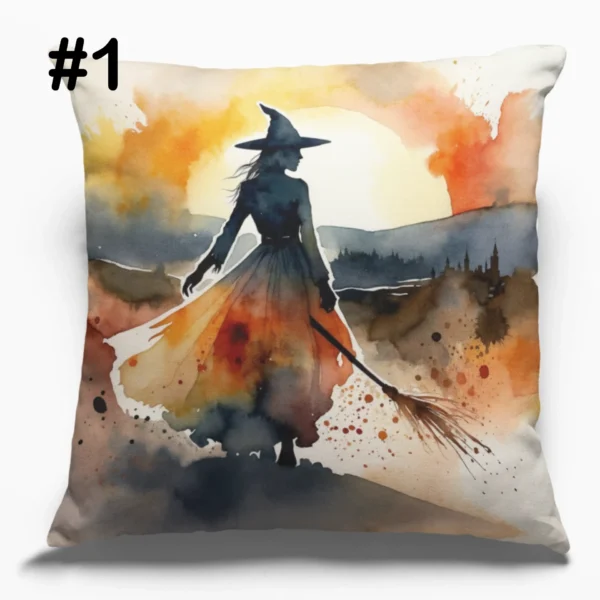 Halloween Sorcière Aquarelle #1