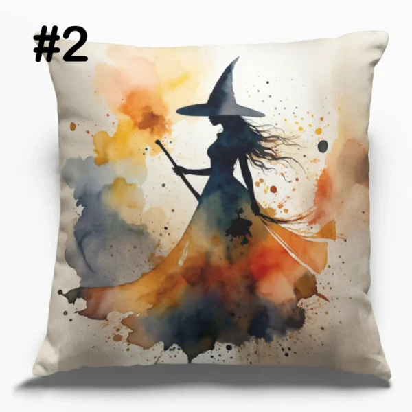 Halloween Sorcière Aquarelle #2