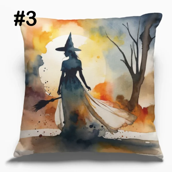Halloween Sorcière Aquarelle #3