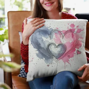 Coussin Papa, Maman, Bientôt Bébé #1 Coin de canapé #3 Dans les bras de Maman