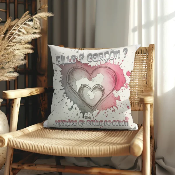 COUSSIN Grossesse Fille ? Garçon ? Fauteuil rotin