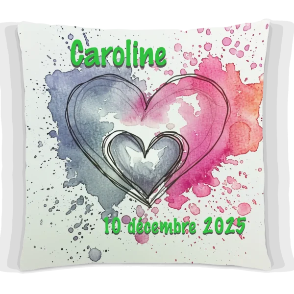 Coussin Marker Vert Caroline
