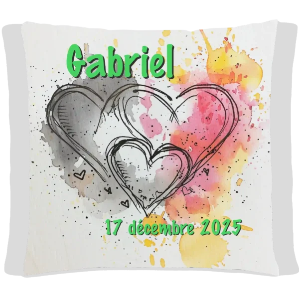 Coussin Naissance Gabriel QT Marker Vert