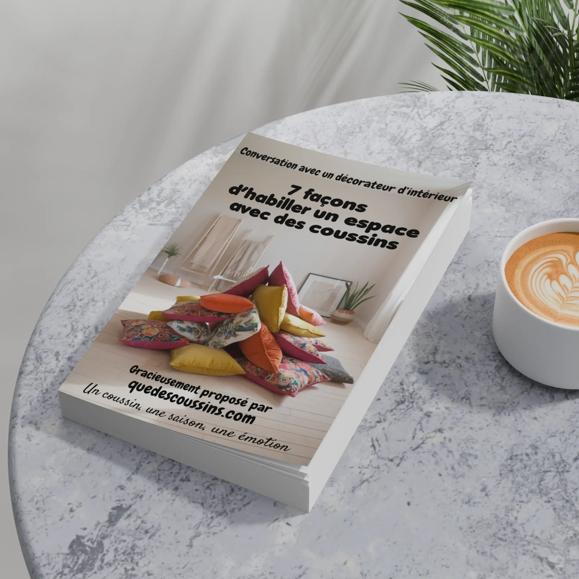 e-book 7 façons d'habiller un espace avec des coussins